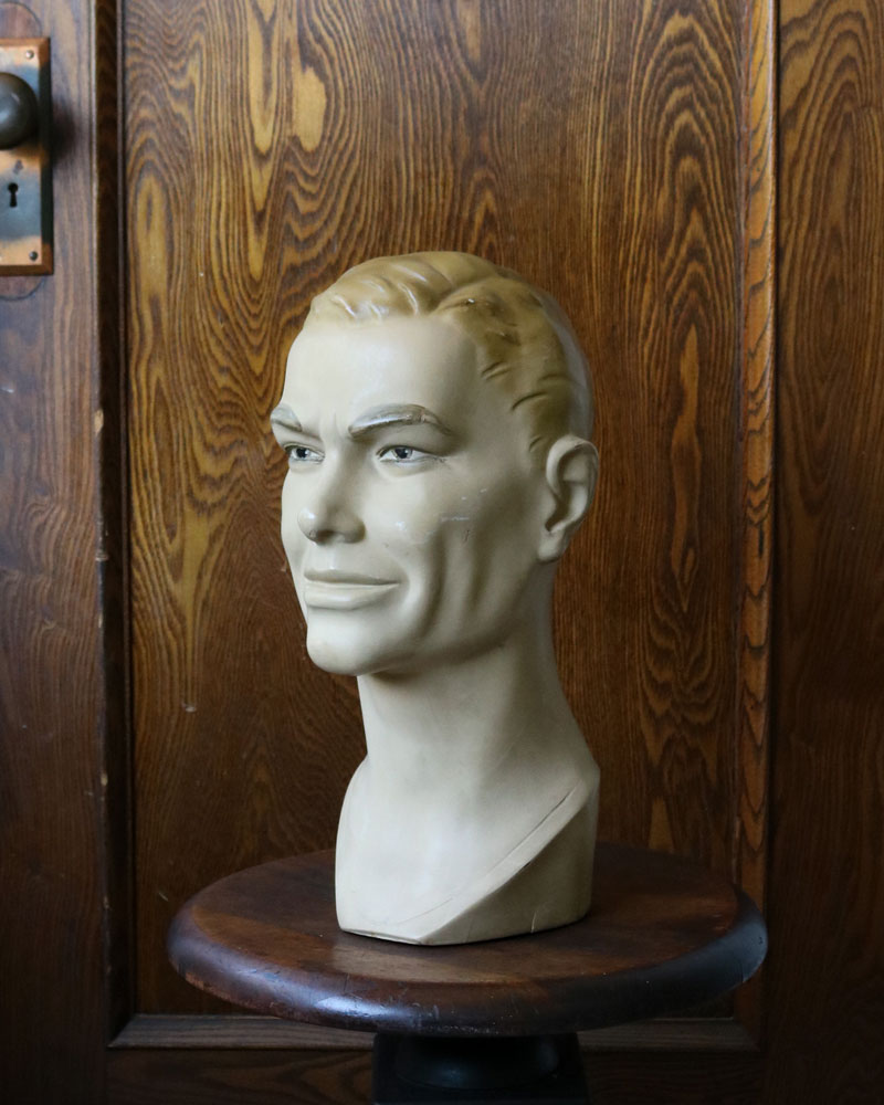 c.1960s Men's Mannequin Head｜1960年代頃 メンズ マネキンヘッド