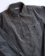 PHIGVEL ե٥CORDUROY ZIP SHIRT ǥåץġDUST GRAY