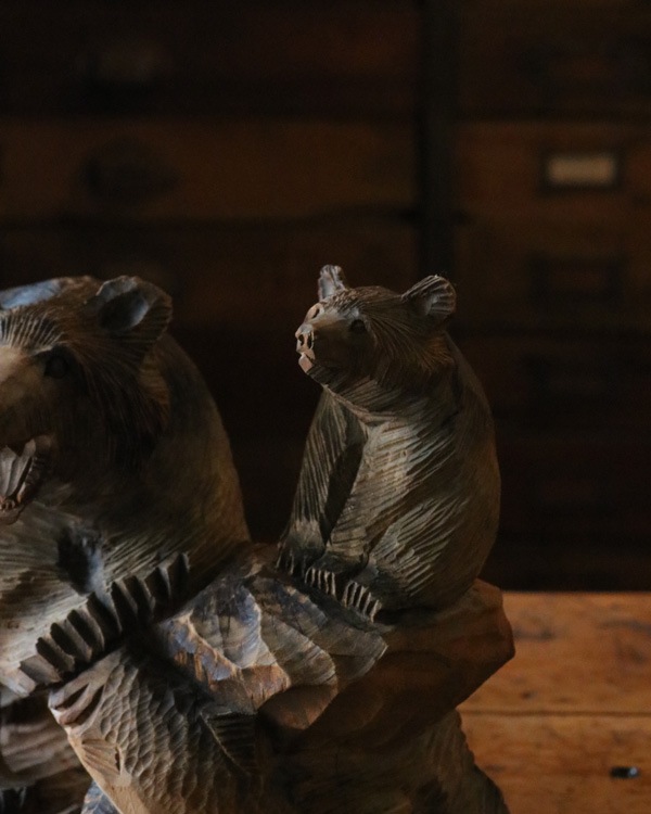 Wood Carving Bear / B｜木彫りのクマ B