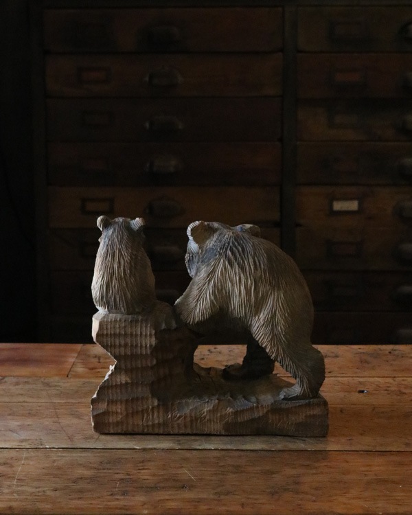 Wood Carving Bear / B｜木彫りのクマ B