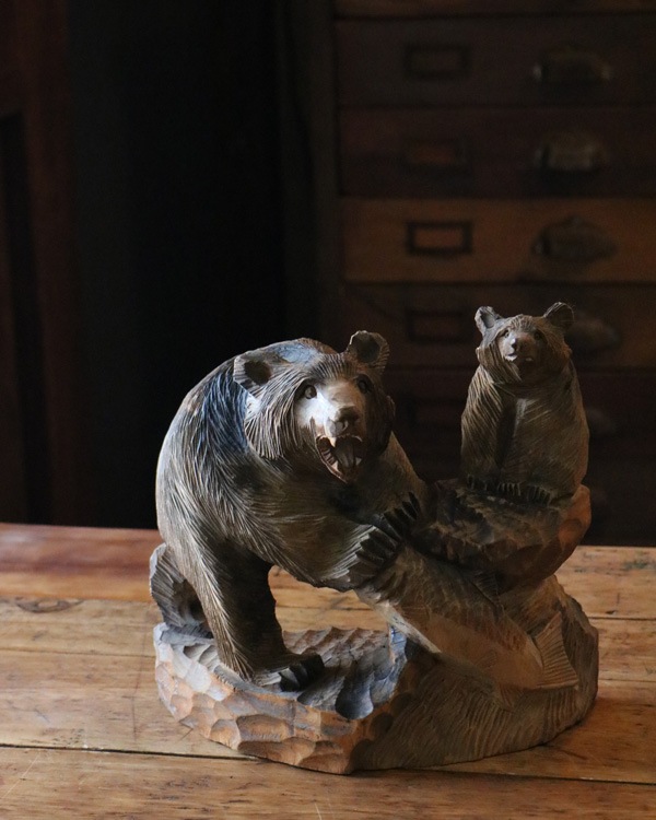 Wood Carving Bear / B｜木彫りのクマ B