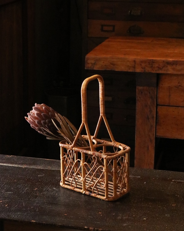 Rattan Bottle Basket｜ラタンボトルバスケット JPB-193
