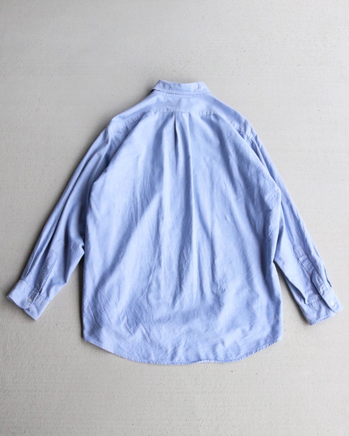 Vintage 80s Blue L.L.Bean Oxford B.D.Shirt (L/XL)