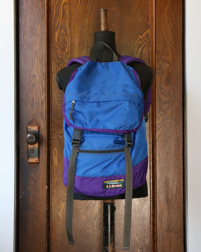 Vintage 90s Blue/Purple L.L.BEAN Rucksack