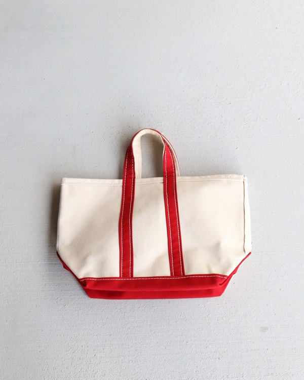 Vintage 80s Red L.L.Bean Boat&Tote (S) 