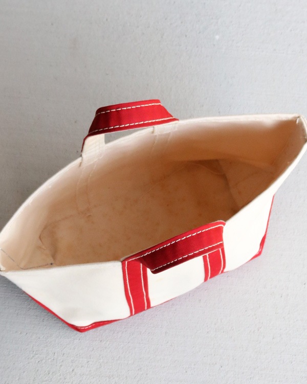 Vintage 80s Red L.L.Bean Boat&Tote (S) 