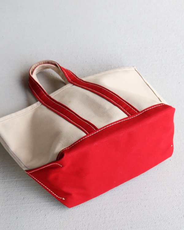 Vintage 80s Red L.L.Bean Boat&Tote (S) 