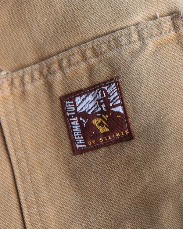 Vintage 80s Brown STEINER THERMAL-TUFF Chore Jacket (M)