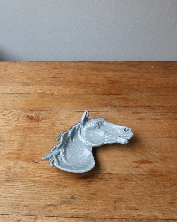Cast Iron Enamelware Horse Head Tray�åۡ���������դΥȥ졼