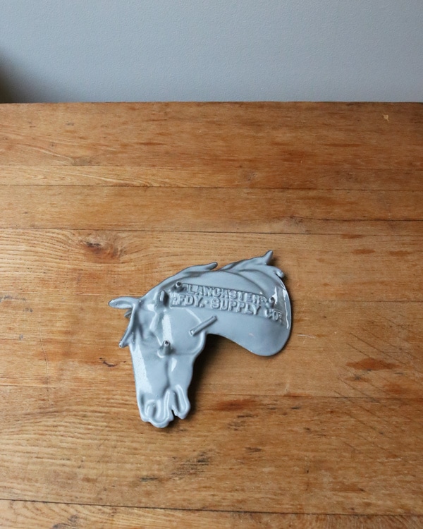 Cast Iron Enamelware Horse Head Tray�åۡ���������դΥȥ졼