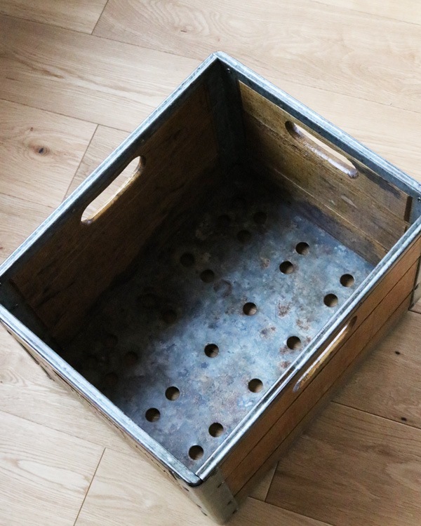 "EDGEWOOD FARMS" Milk Crate��"EDGEWOOD FARMS" �ߥ륯���졼��