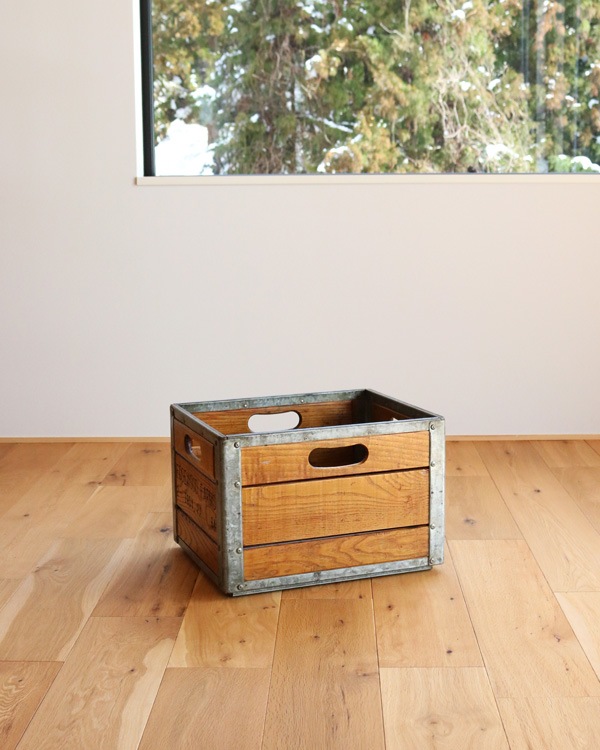 "EDGEWOOD FARMS" Milk Crate��"EDGEWOOD FARMS" �ߥ륯���졼��