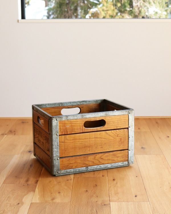 "EDGEWOOD FARMS" Milk Crate��"EDGEWOOD FARMS" �ߥ륯���졼��