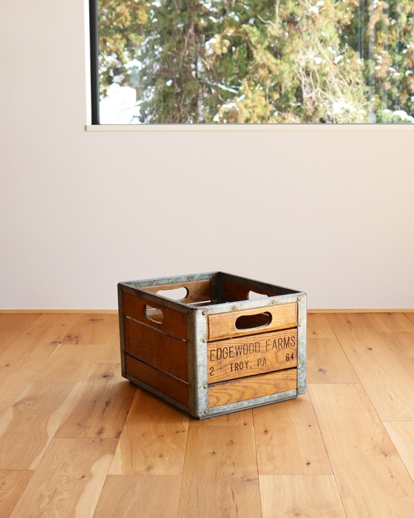 "EDGEWOOD FARMS" Milk Crate��"EDGEWOOD FARMS" �ߥ륯���졼��