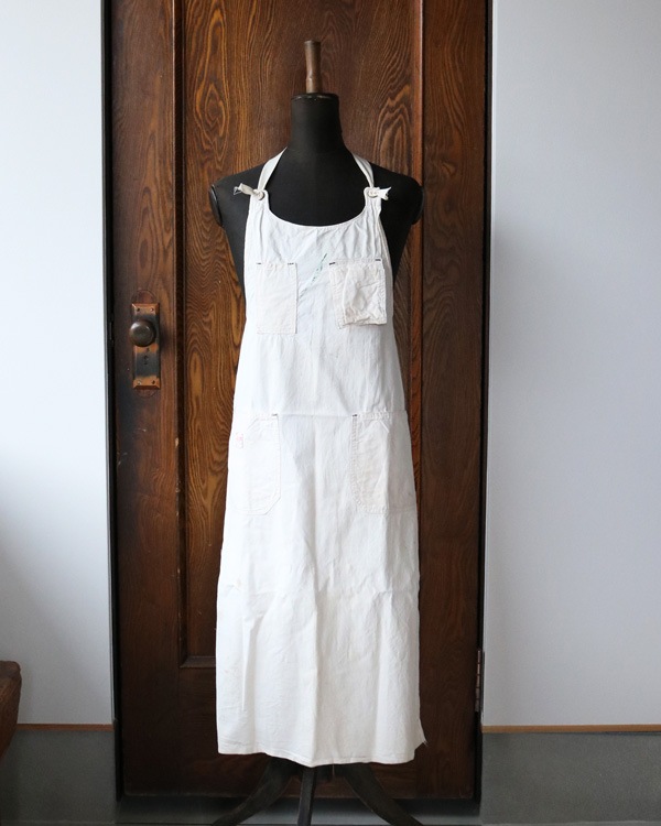 50-60’s USA製 Vintage コットンワークエプロン 60s SETLOW Work Apron｜1960年代 SETLOW ワークエプロン