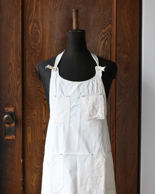 60s USA製 Vintage 染み込みワークエプロン 60s SETLOW Work Apron｜1960年代 SETLOW ワークエプロン
