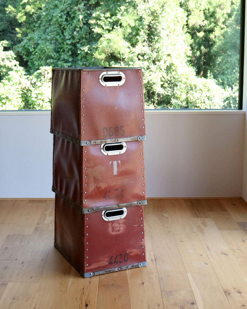 c.1950s Industrial Fiber Storage Bin 