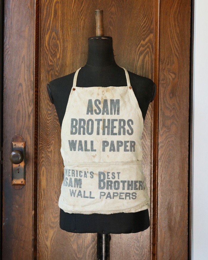 "ASAM BROTHERS" Advertising Apron��"ASAM BROTHERS" ���ɥХ������󥰥��ץ���