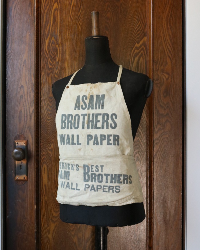 "ASAM BROTHERS" Advertising Apron��"ASAM BROTHERS" ���ɥХ������󥰥��ץ���