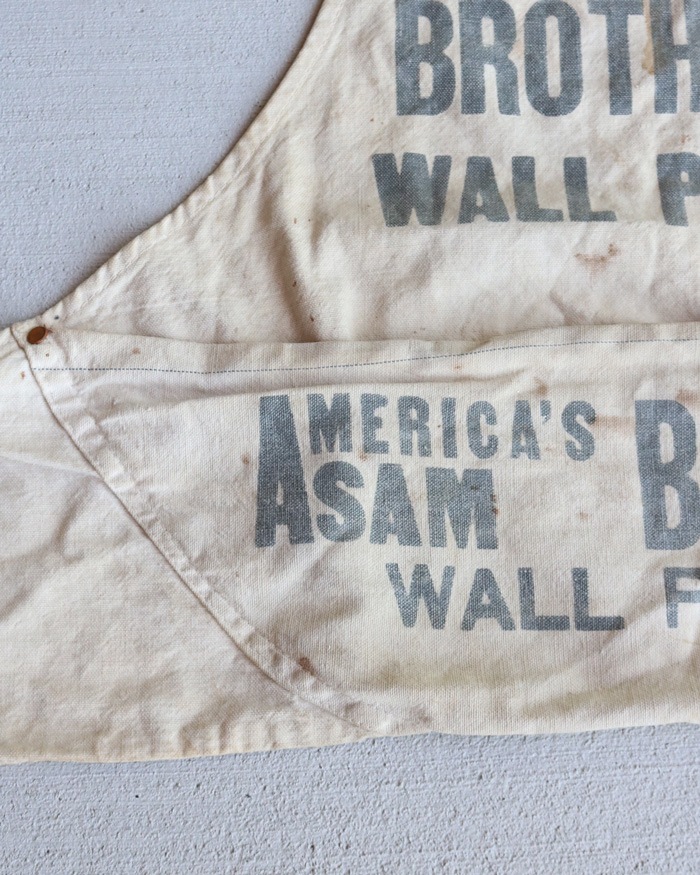 "ASAM BROTHERS" Advertising Apron��"ASAM BROTHERS" ���ɥХ������󥰥��ץ���