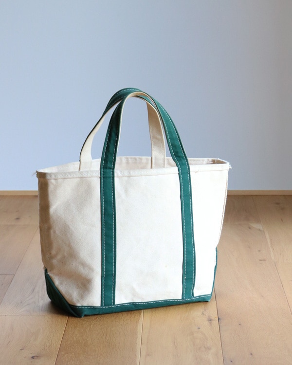 Vintage 90s Green L.L.Bean Boat&Tote (S) 