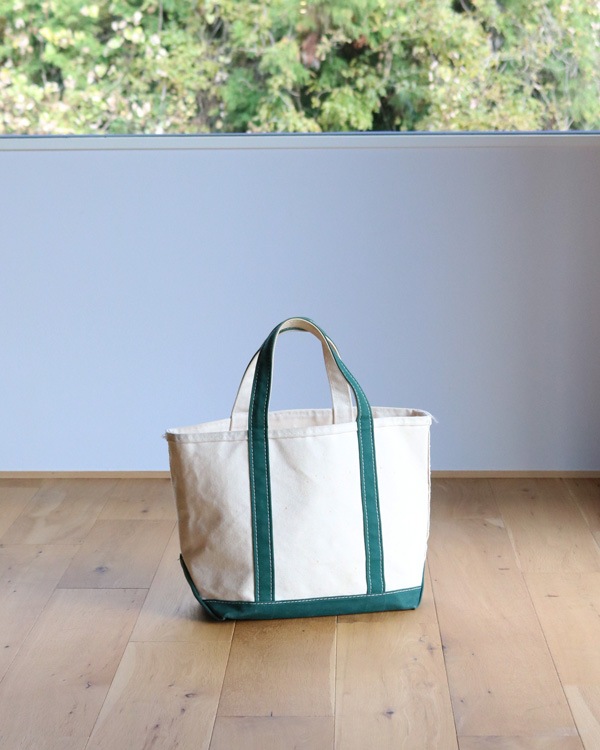 Vintage 90s Green L.L.Bean Boat&Tote (S) 