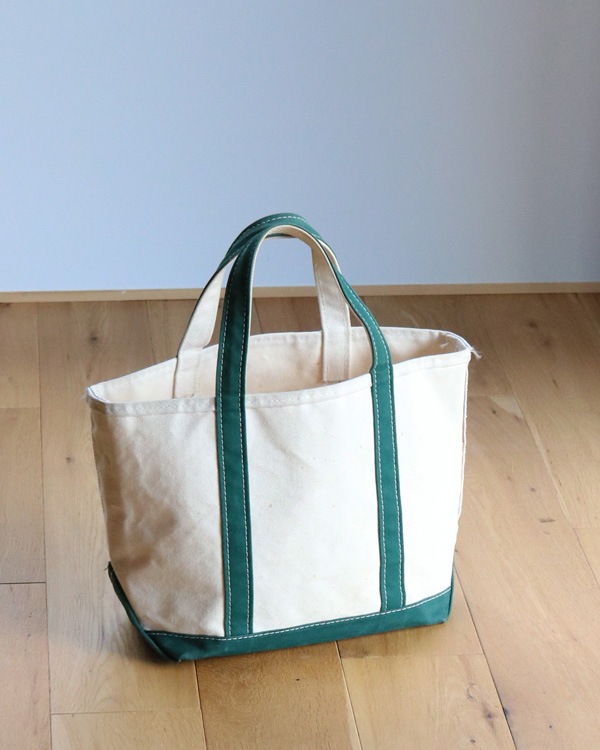 Vintage 90s Green L.L.Bean Boat&Tote (S) 