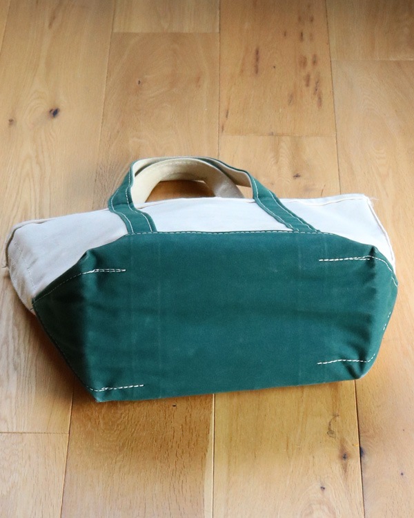 Vintage 90s Green L.L.Bean Boat&Tote (S) 