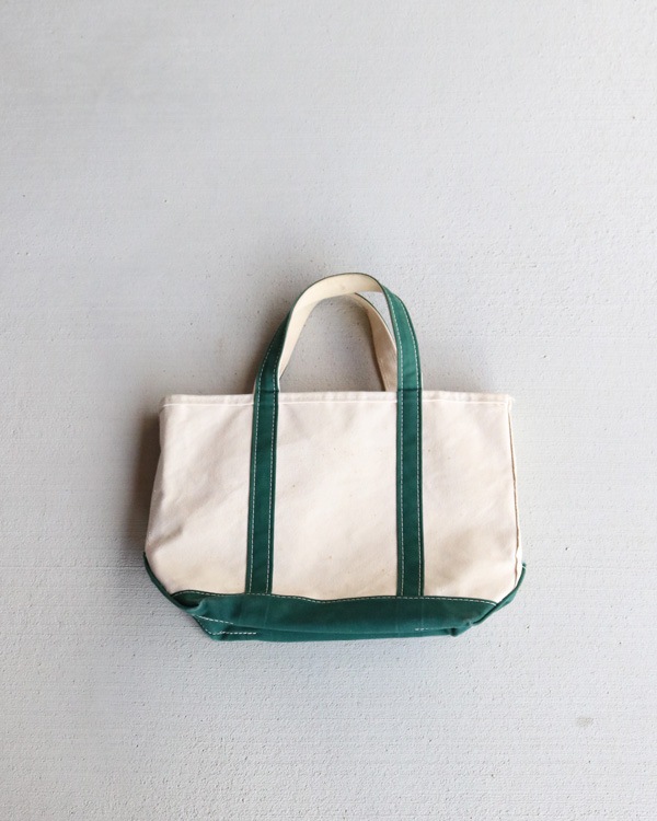 Vintage 90s Green L.L.Bean Boat&Tote (S) 
