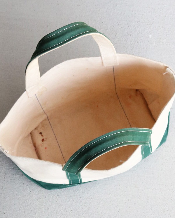 Vintage 90s Green L.L.Bean Boat&Tote (S) 