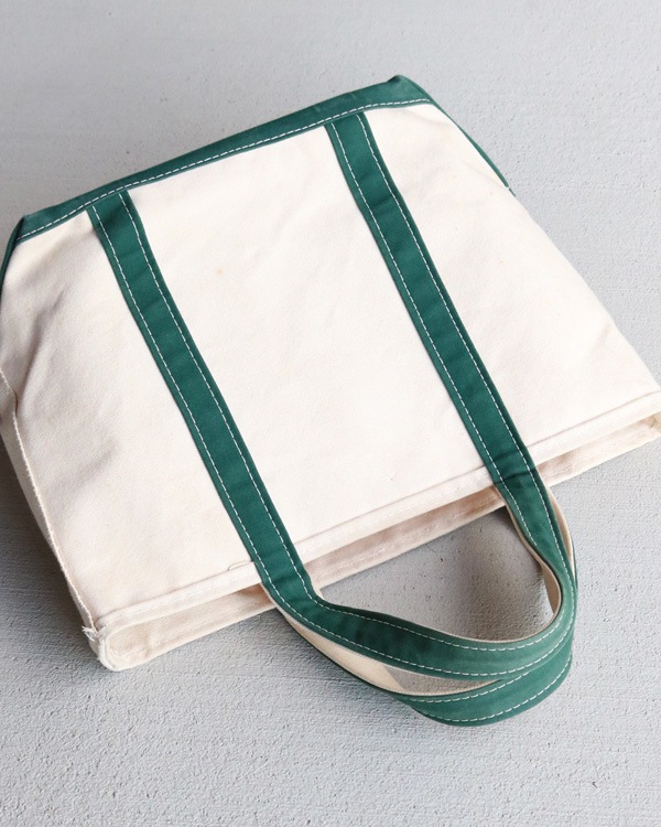 Vintage 90s Green L.L.Bean Boat&Tote (S) 