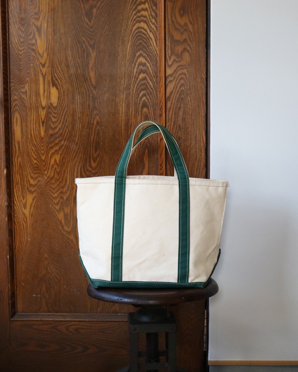 Vintage 90s Green L.L.Bean Boat&Tote (S) 