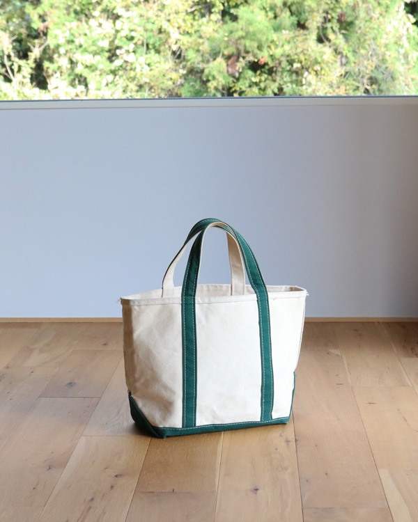 Vintage 90s Green L.L.Bean Boat&Tote (S) 