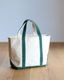 Vintage 90s Green L.L.Bean Boat&Tote (S) 