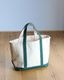Vintage 90s Green L.L.Bean Boat&Tote (S) 