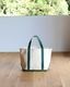 Vintage 90s Green L.L.Bean Boat&Tote (S) 