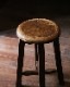 Wooden Round Stool RS-52�������饦��ɥ��ġ��� RS-52