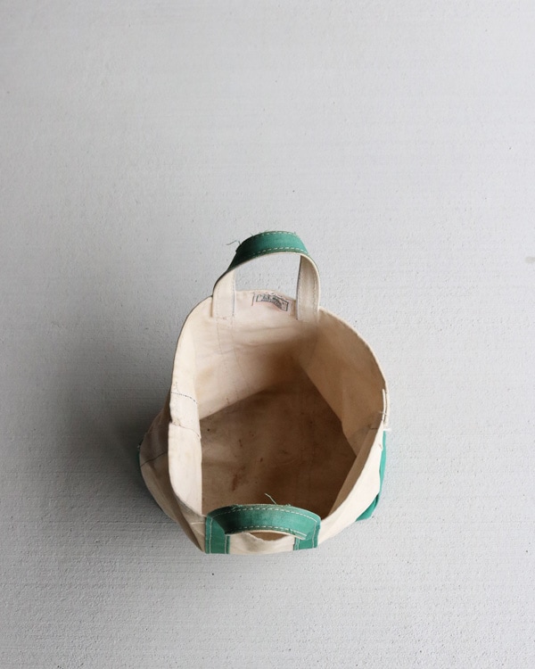 Vintage 80s Green L.L.Bean Canvas Tote (S)