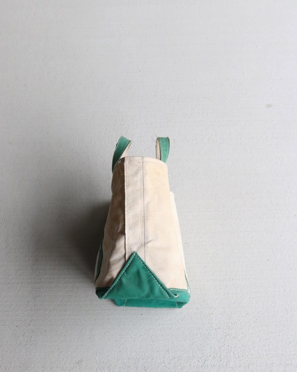 Vintage 80s Green L.L.Bean Canvas Tote (S)