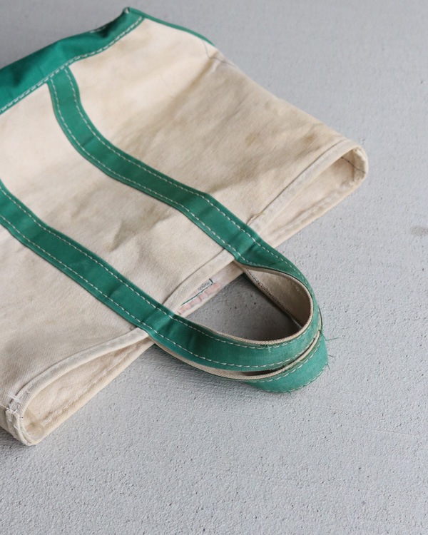 Vintage 80s Green L.L.Bean Canvas Tote (S)