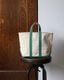 Vintage 80s Green L.L.Bean Canvas Tote (S)