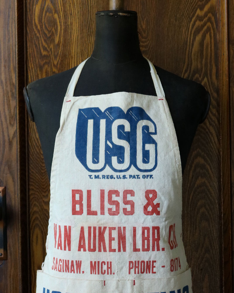 c.1940s “USG ROOFING” Advertising Apron｜1940年代頃 “USG ROOFING