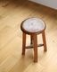 Wooden Round Stool RS-03�������饦��ɥ��ġ��� RS-03