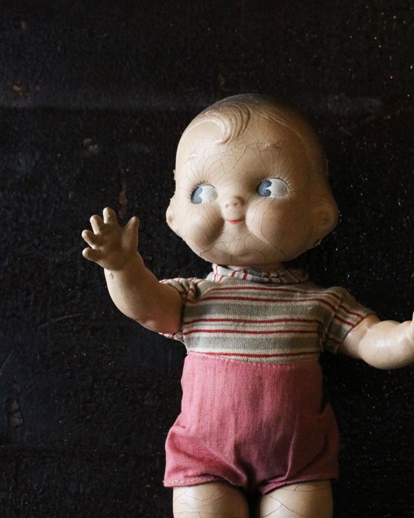 1950年代頃 ヴィンテージ アルカトラズ ソルト＆ペッパー ドール人形 Plaster Doll｜石膏製の人形