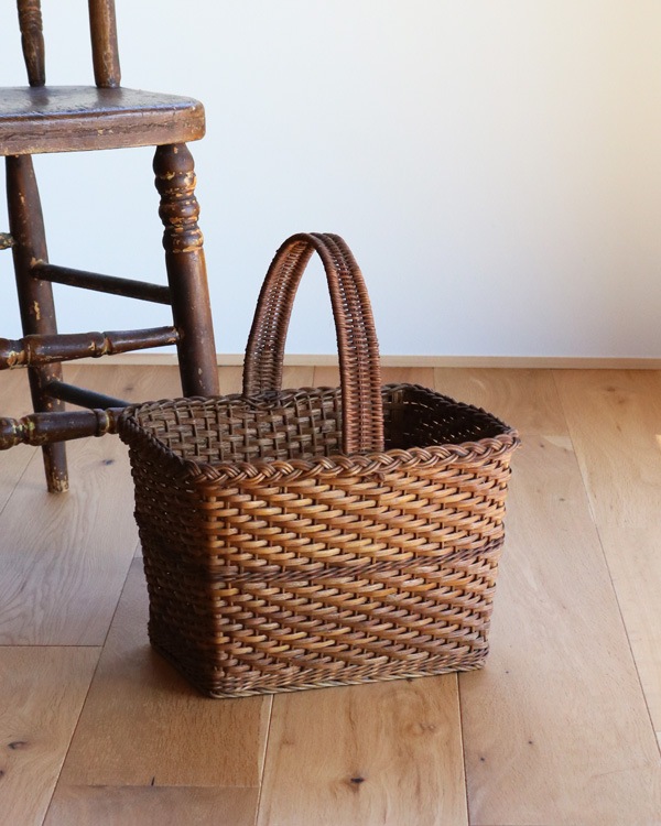 Rattan One handle Basket  | �饿����ϥ�ɥ�Х����å�