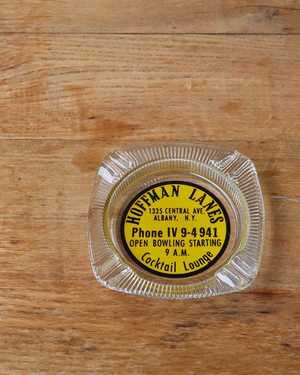 "HOFFMAN LANES" Ashtray��"HOFFMAN LANES" ���饹����