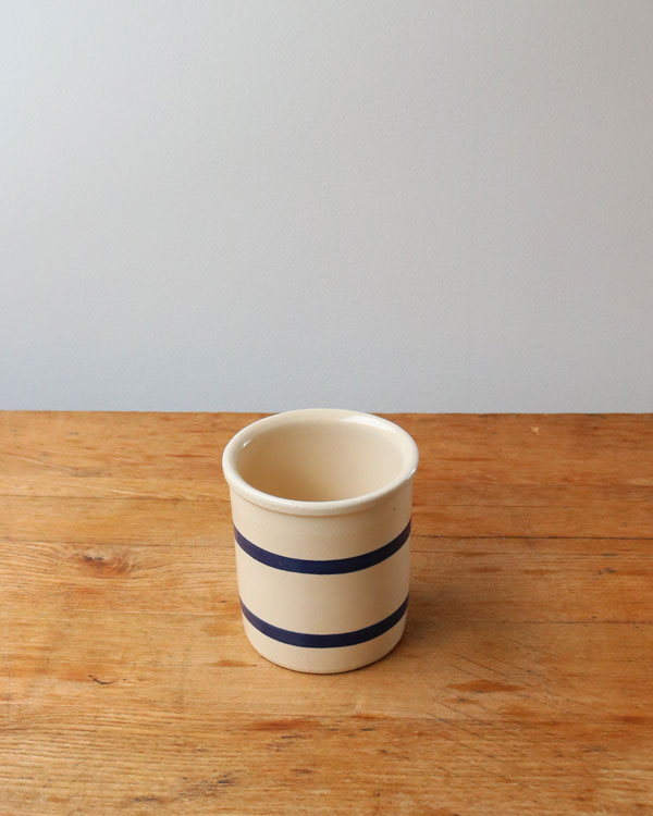 "Robinson Ransbottom" Pottery Blue Line Jar 1qt.áRobinson Ransbottom ֥롼饤󥸥㡼