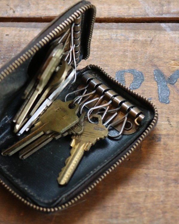 Leather Key Case & Keys�å쥶���������������ʸ��դ���