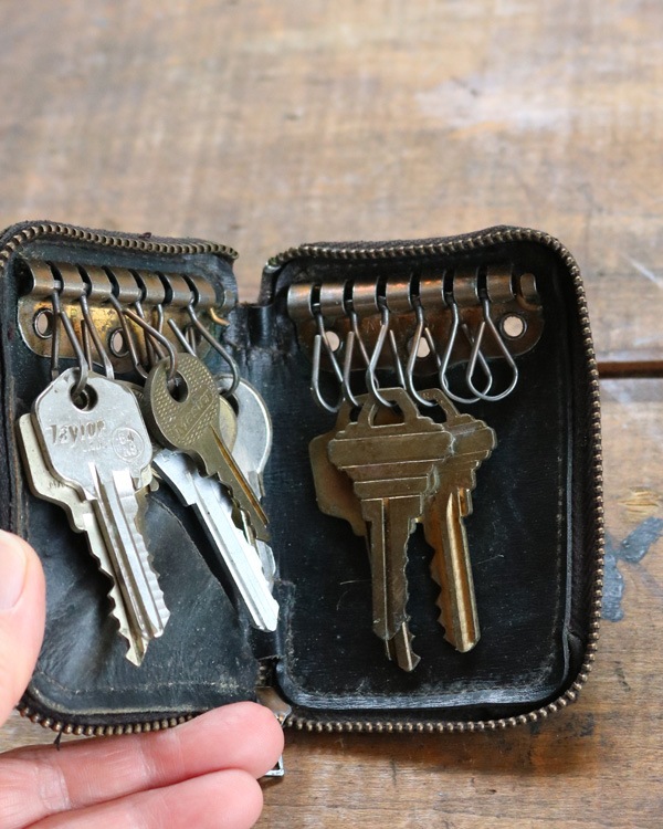Leather Key Case & Keys�å쥶���������������ʸ��դ���