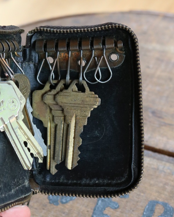 Leather Key Case & Keys�å쥶���������������ʸ��դ���